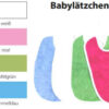 BABY-LÄTZCHEN / BAUMWOLLE/ 25 X 30 CM,VERSCHIEDENE FARBEN IMG 4381
